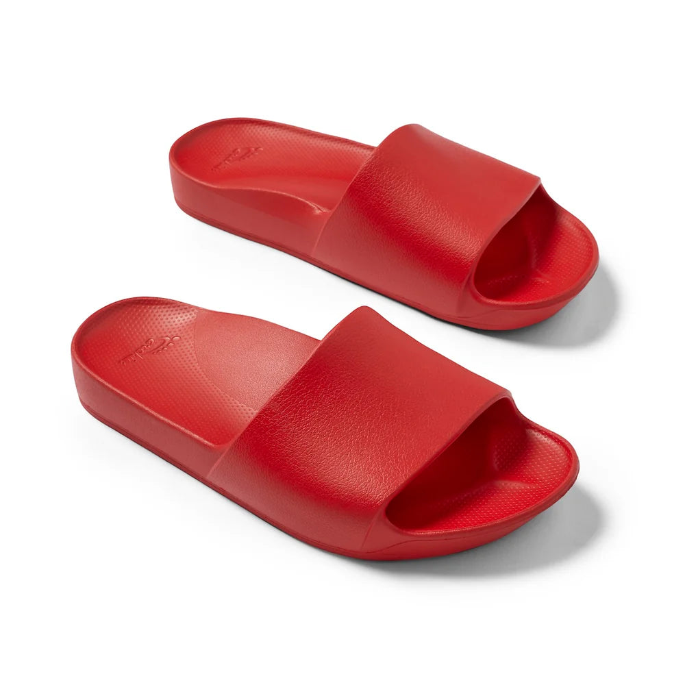 ARCH SUPPORT SLIDES - CHILLI RED (Limited Edition)