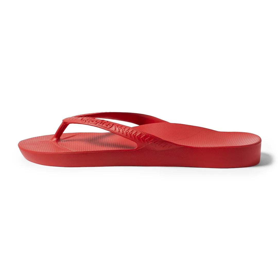 ARCH SUPPORT THONGS - CHILLI RED (Limited Edition)