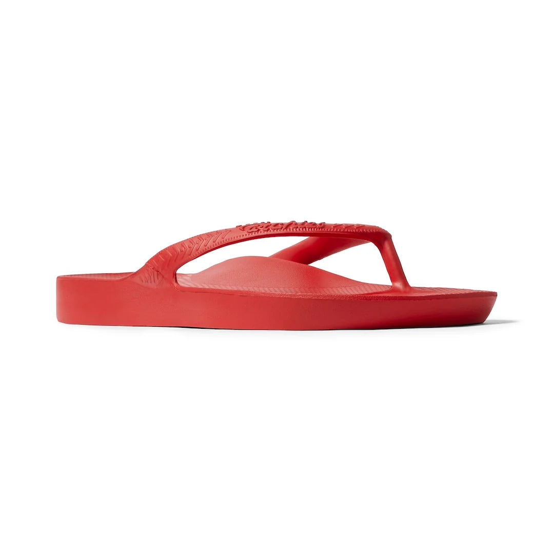 ARCH SUPPORT THONGS - CHILLI RED (Limited Edition)