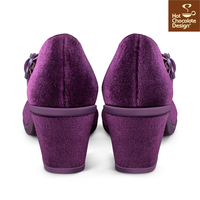 PLUM ELIXIR MID HEELS