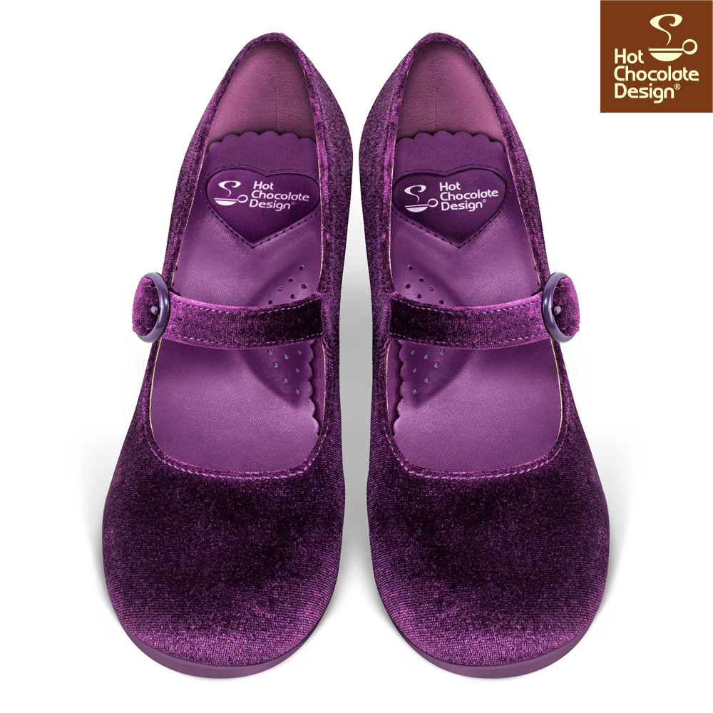 PLUM ELIXIR MID HEELS