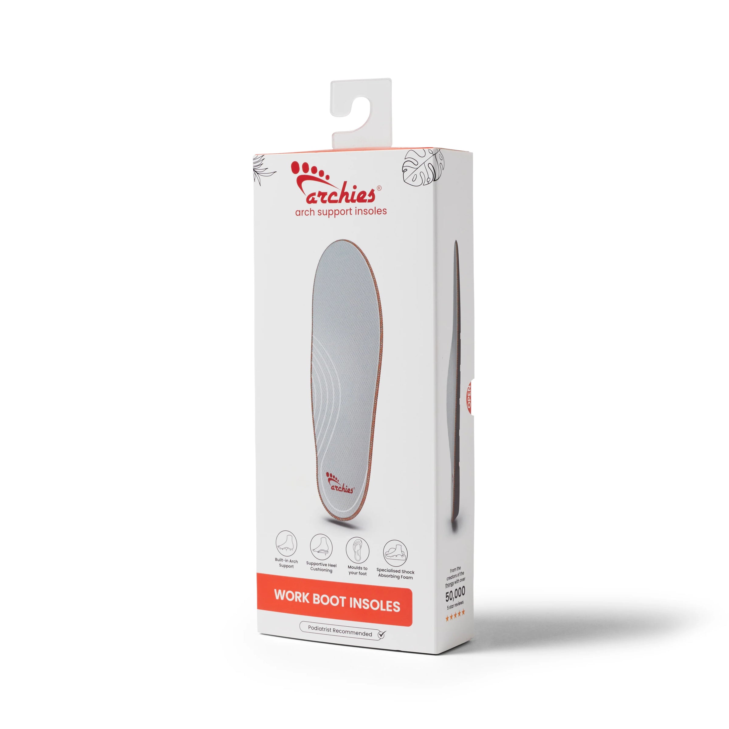 INSOLES ARCH SUPPORT - WORK BOOT