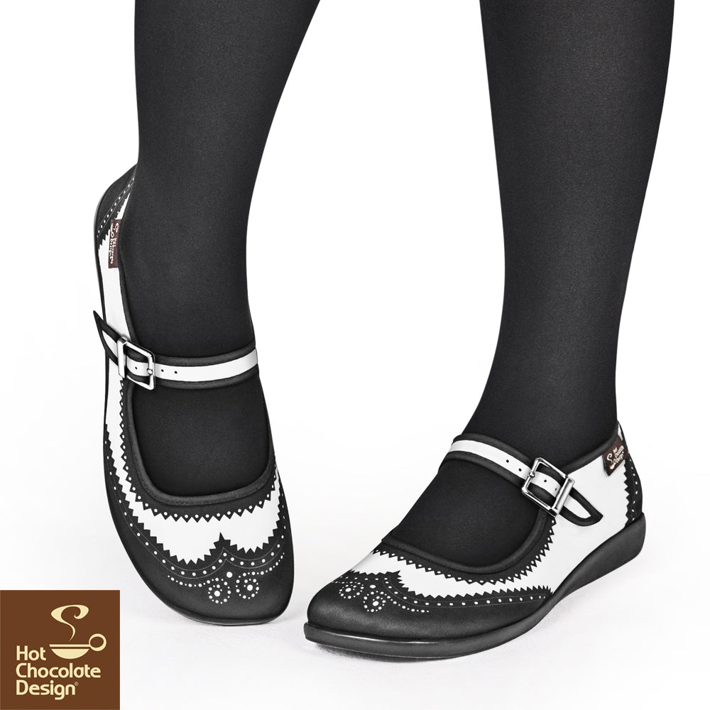 CLASSIC BROGUE BLACK & WHITE