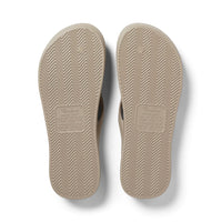 ARCH SUPPORT THONGS - TAUPE CRYSTAL