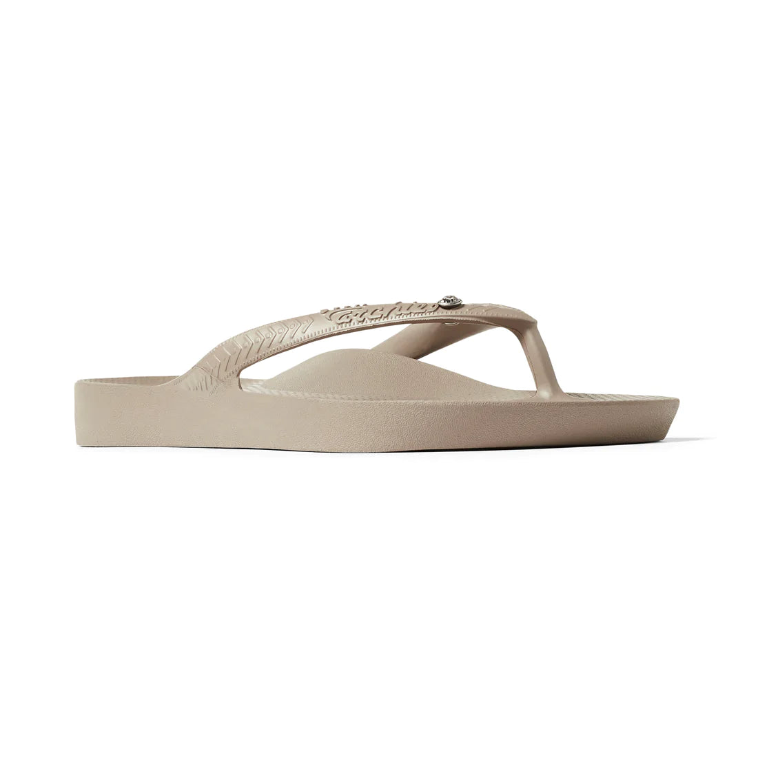 ARCH SUPPORT THONGS - TAUPE CRYSTAL