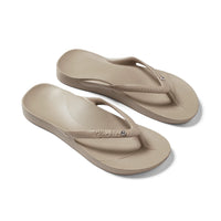 ARCH SUPPORT THONGS - TAUPE CRYSTAL
