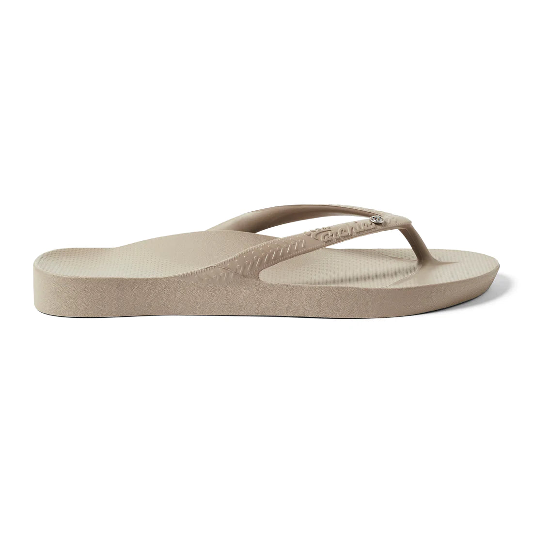 ARCH SUPPORT THONGS - TAUPE CRYSTAL