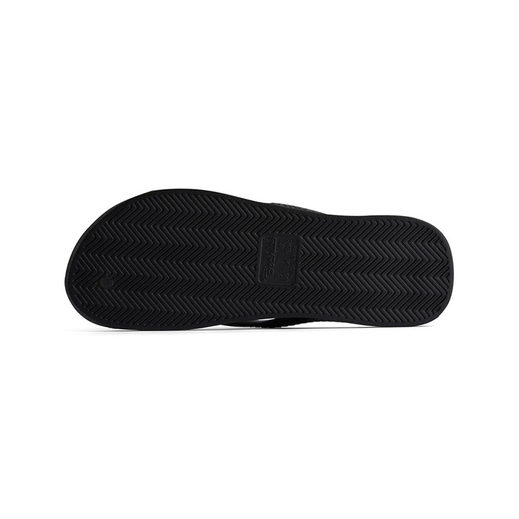 ARCH SUPPORT THONGS - BLACK