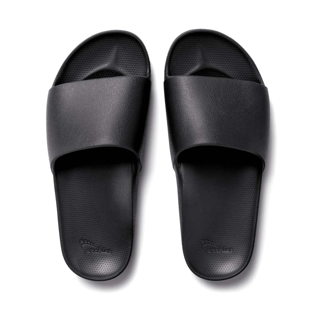 ARCH SUPPORT SLIDES - BLACK