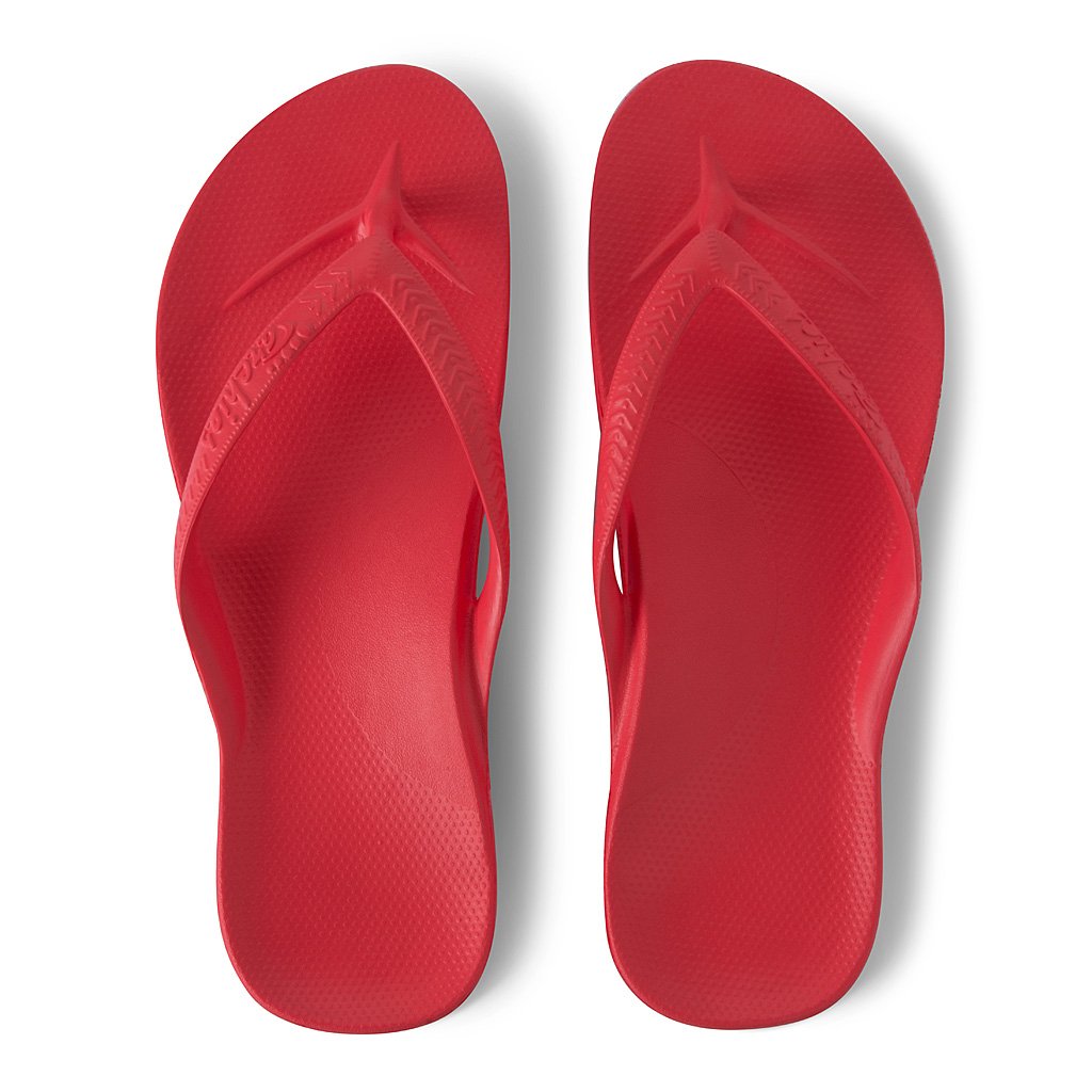 ARCH SUPPORT THONGS - CORAL