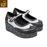 BROGUE GLITTER PLATFORM