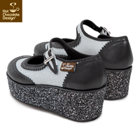 BROGUE GLITTER PLATFORM
