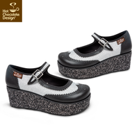 BROGUE GLITTER PLATFORM
