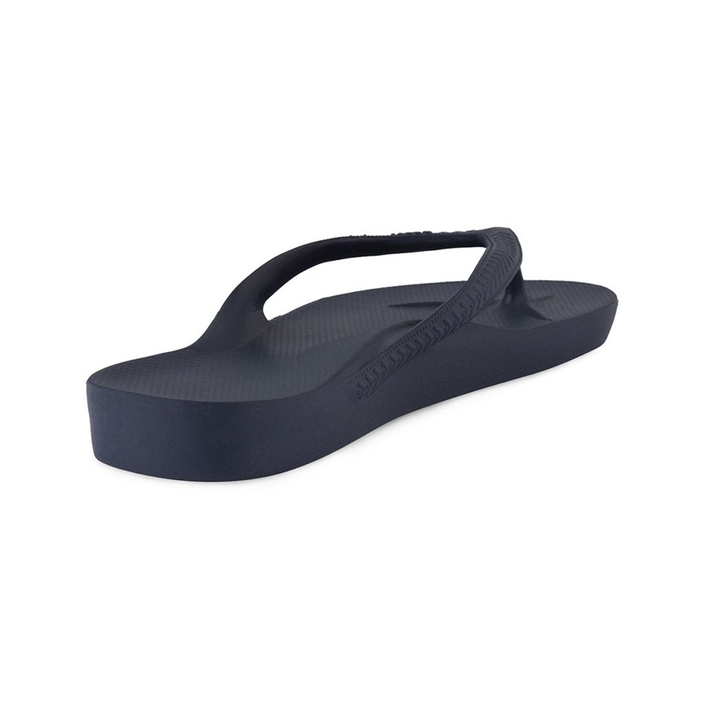 ARCH SUPPORT THONGS - NAVY