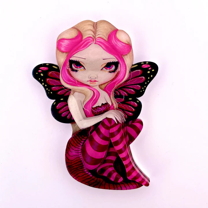 PINK LIGHTNING BROOCH