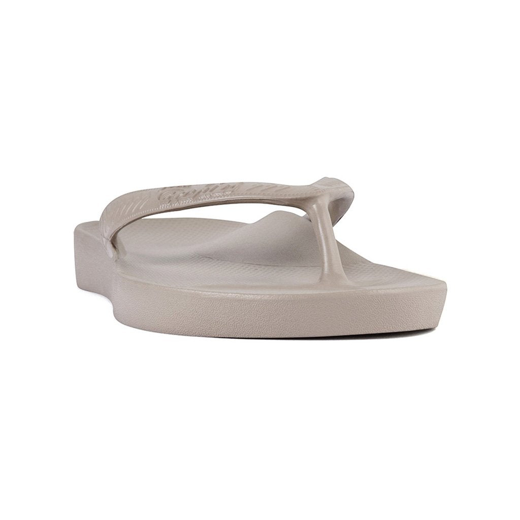 ARCH SUPPORT THONGS - TAUPE