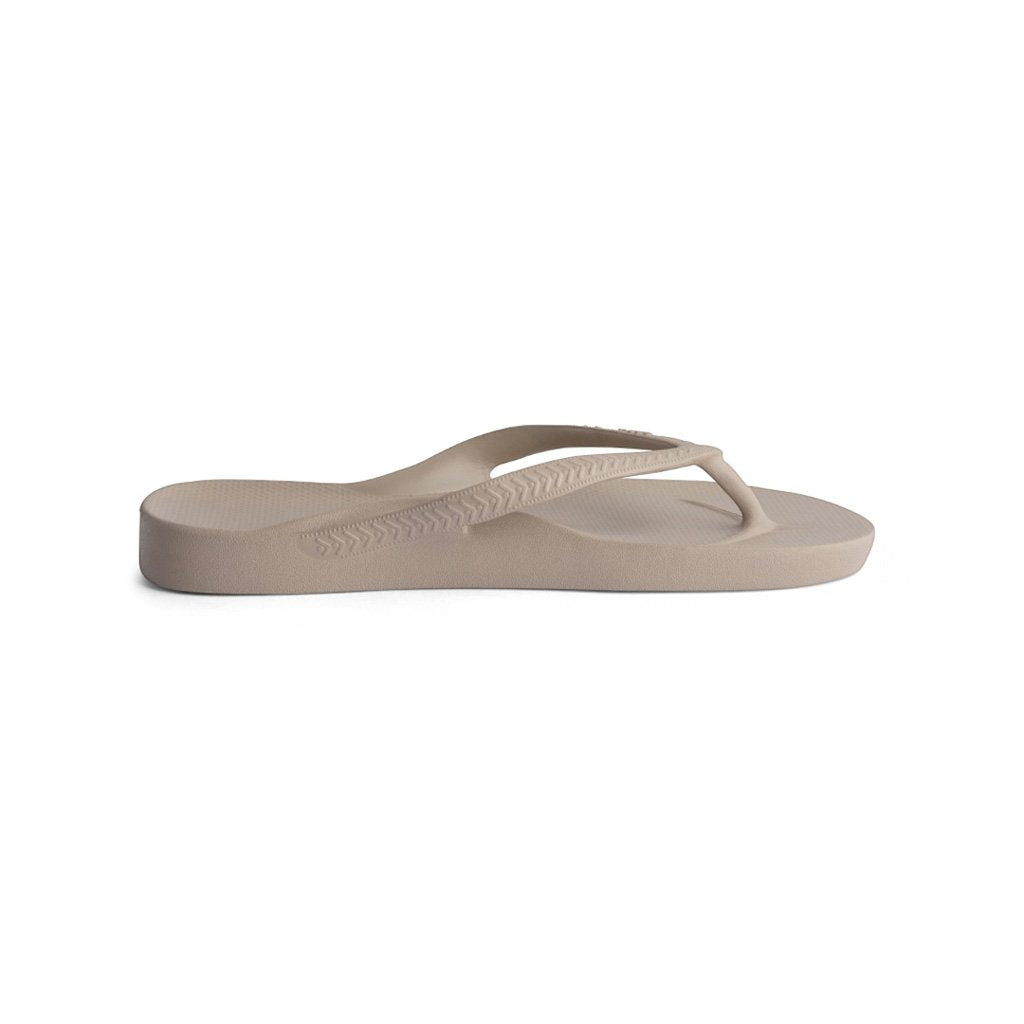ARCH SUPPORT THONGS - TAUPE