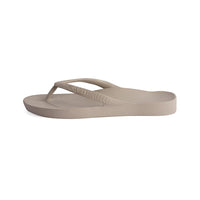 ARCH SUPPORT THONGS - TAUPE