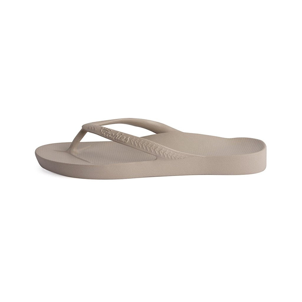 ARCH SUPPORT THONGS - TAUPE