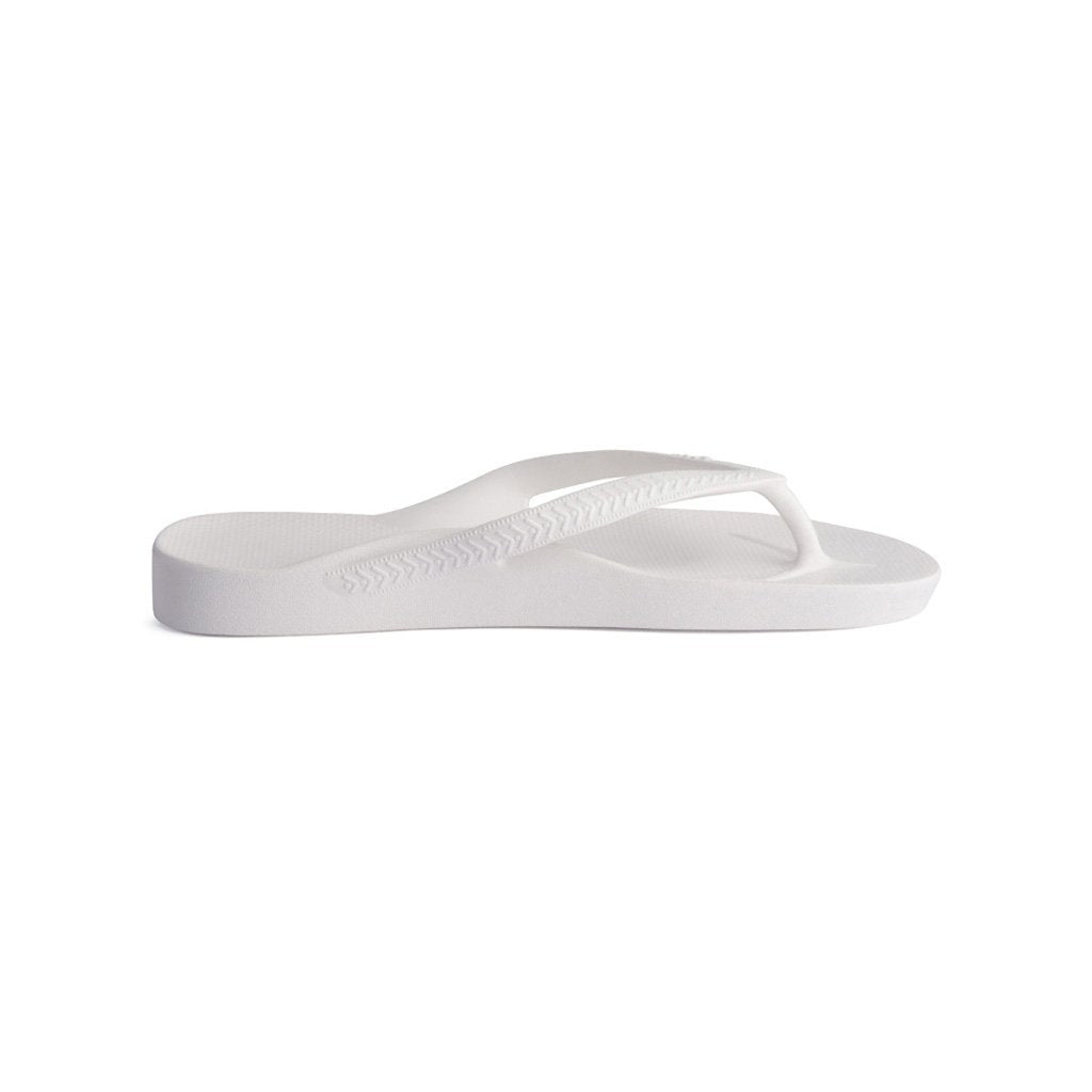 ARCH SUPPORT THONGS - WHITE