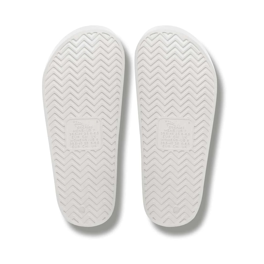 ARCH SUPPORT SLIDES - WHITE