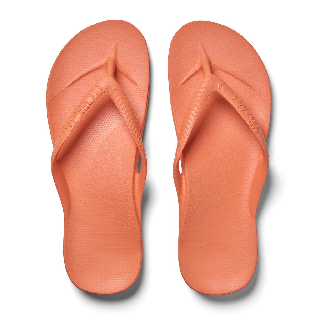ARCH SUPPORT THONGS - PEACH