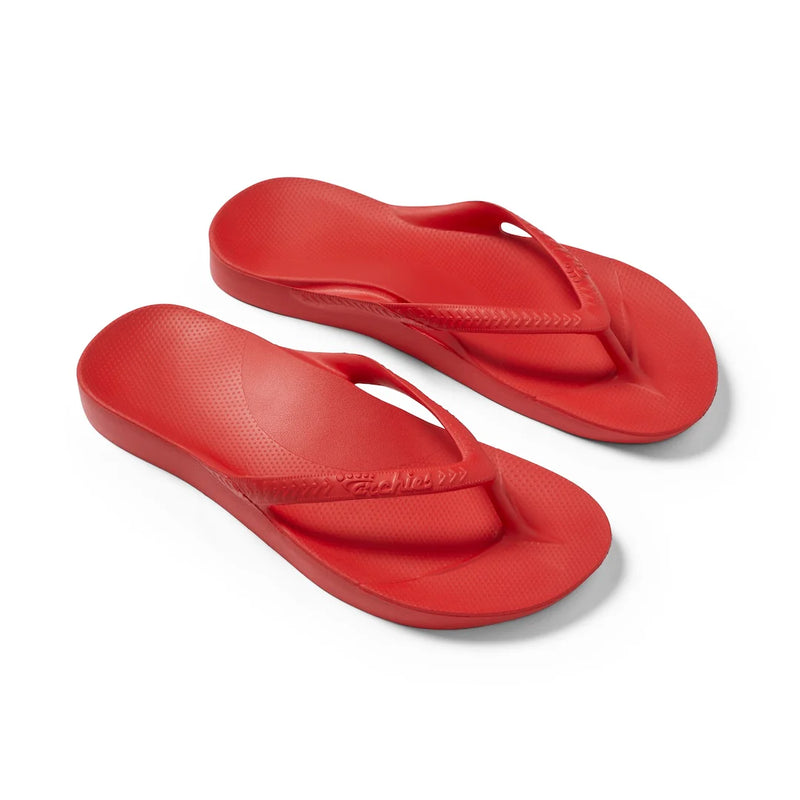 ARCH SUPPORT THONGS - CHILLI RED (Limited Edition)