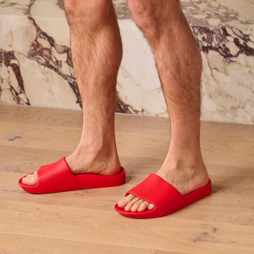 ARCH SUPPORT SLIDES - CHILLI RED (Limited Edition)