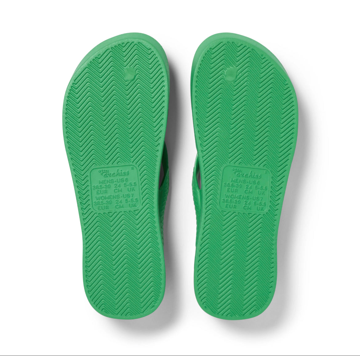 ARCH SUPPORT THONGS - EXCLUSIVE KELLY GREEN