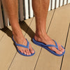 ARCH SUPPORT THONGS - CAPRI BLUE