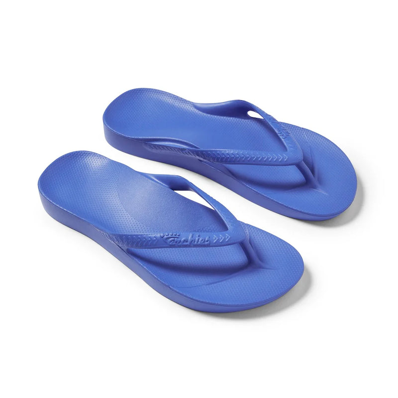 ARCH SUPPORT THONGS - CAPRI BLUE