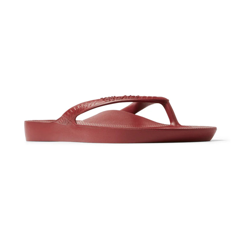 ARCH SUPPORT THONGS - SANGRIA RED