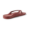 ARCH SUPPORT THONGS - SANGRIA RED