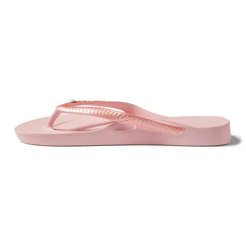 ARCH SUPPORT THONGS - SHIMMER PINK