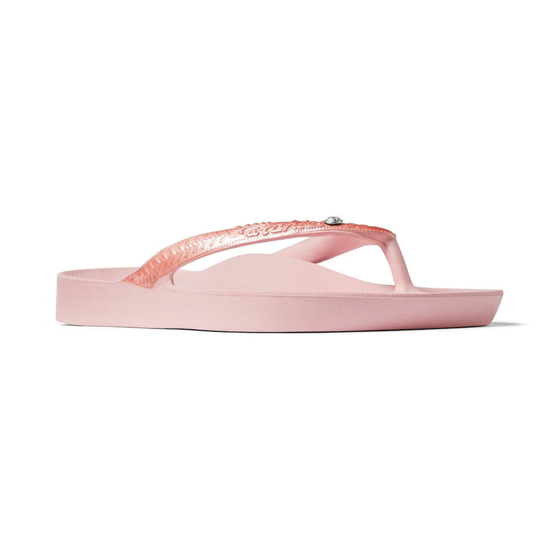 ARCH SUPPORT THONGS - SHIMMER PINK