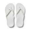 ARCH SUPPORT THONGS - SHIMMER WHITE