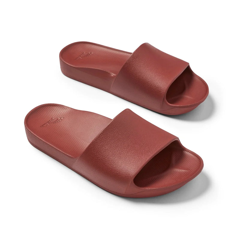 ARCH SUPPORT SLIDES - SANGRIA RED