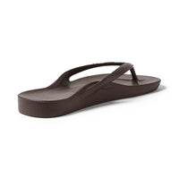 ARCH SUPPORT THONGS - BROWN