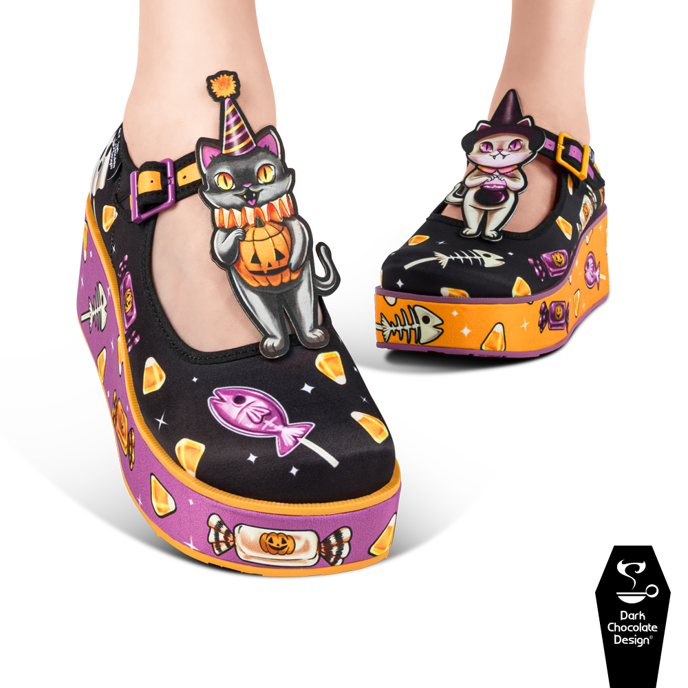 Goody Platform TREAT OR KITTENS PLATFORMS – Miss Goody 2 Shoes