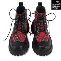 RED TARTAN BOOTS - PREORDER