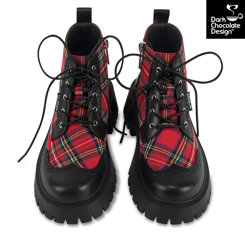 RED TARTAN BOOTS - PREORDER