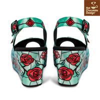 STAINED ROSES SANDALS