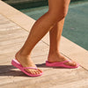 ARCH SUPPORT THONGS - HOT PINK