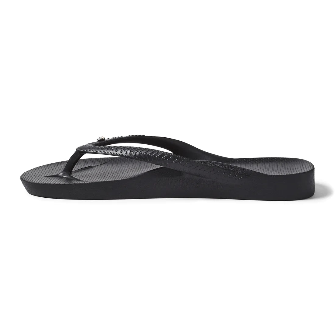 ARCH SUPPORT THONGS - BLACK CRYSTAL