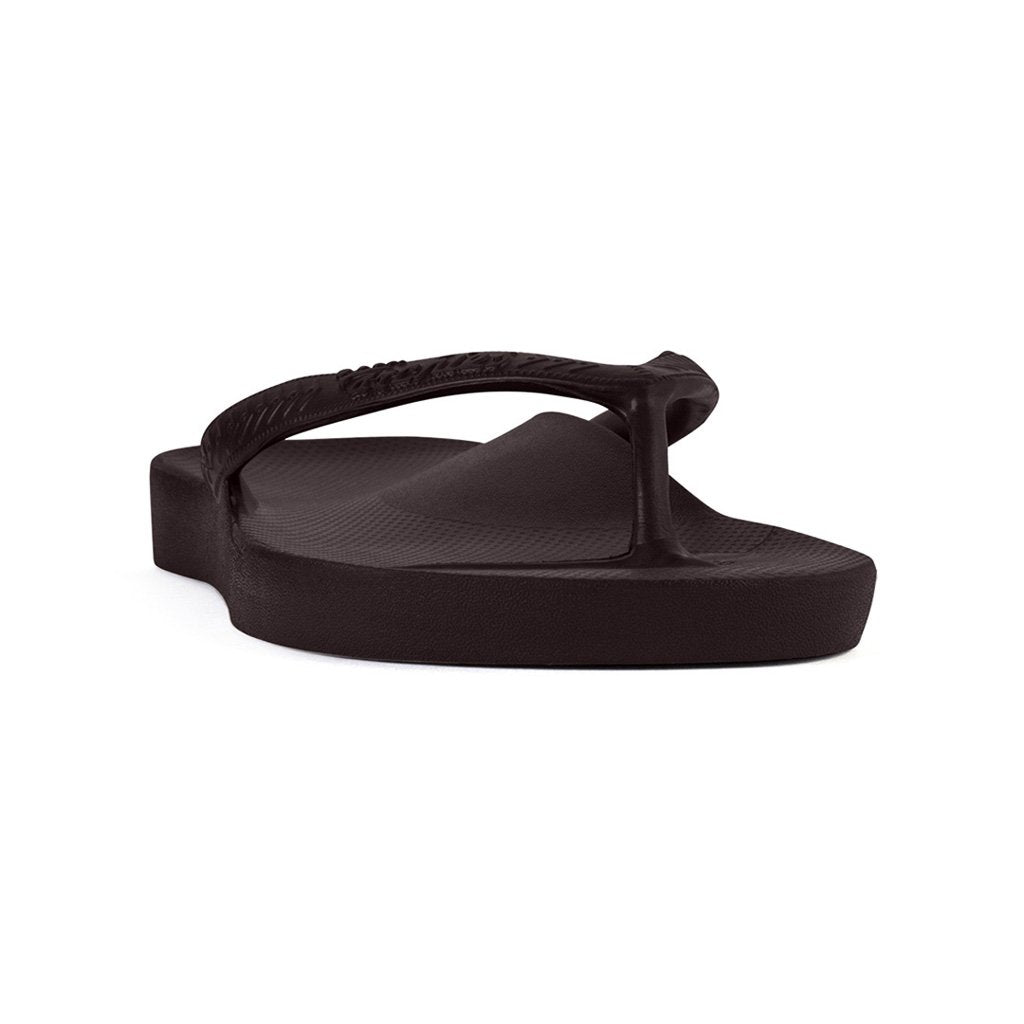 ARCH SUPPORT THONGS - BROWN