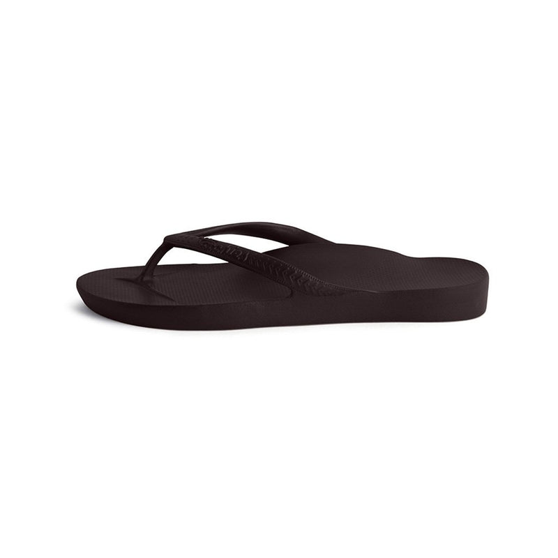 ARCH SUPPORT THONGS - BROWN