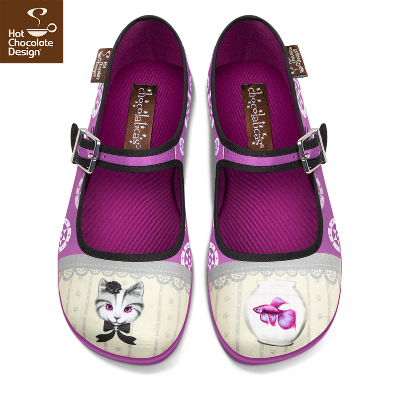 Chocolaticas® Romeo And Juliet Women's Mary Jane Flat Shoes – Hot Chocolate  Design